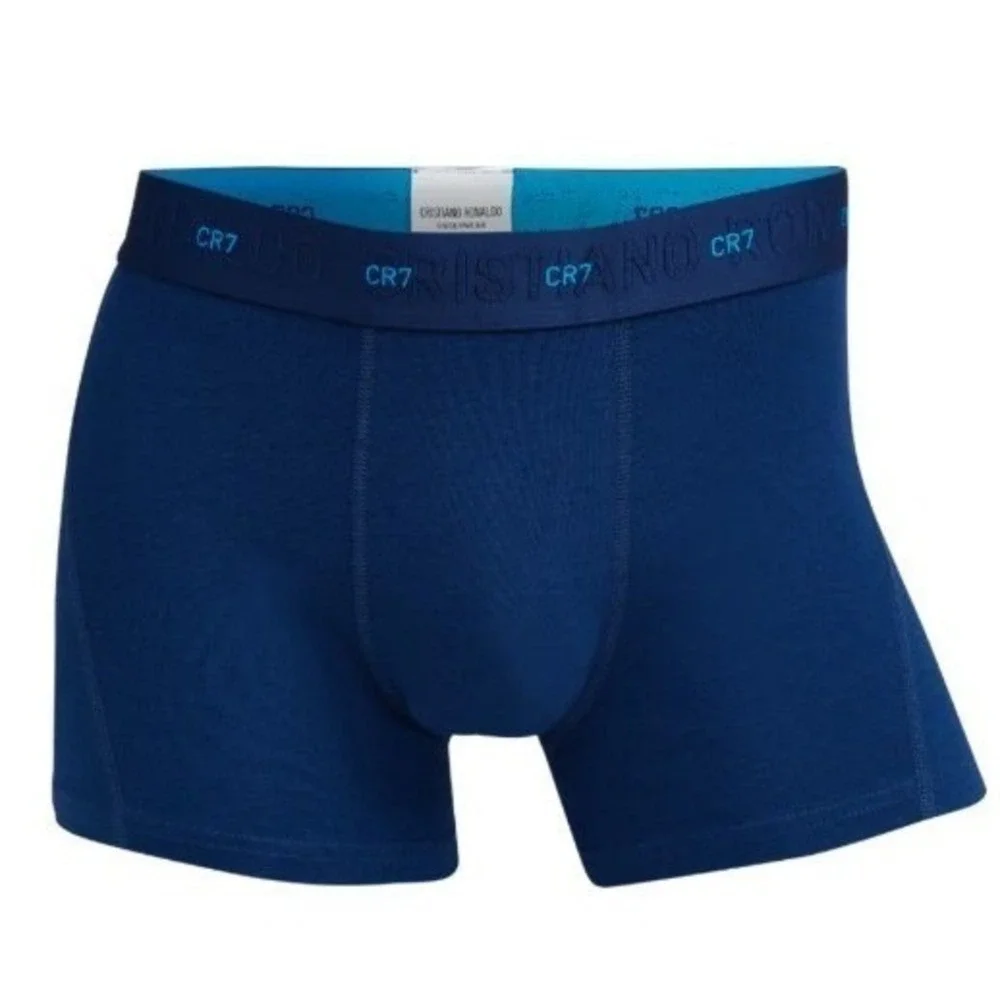 CR7 Cristiano Ronaldo Mens 2XL Blue 3 Pack Soft Bamboo Luxury Boxer Briefs